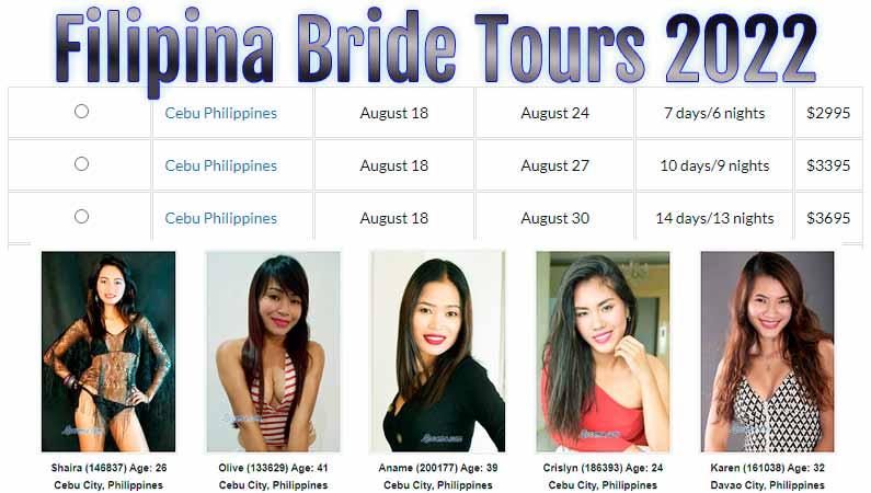 Filipino Bride tours