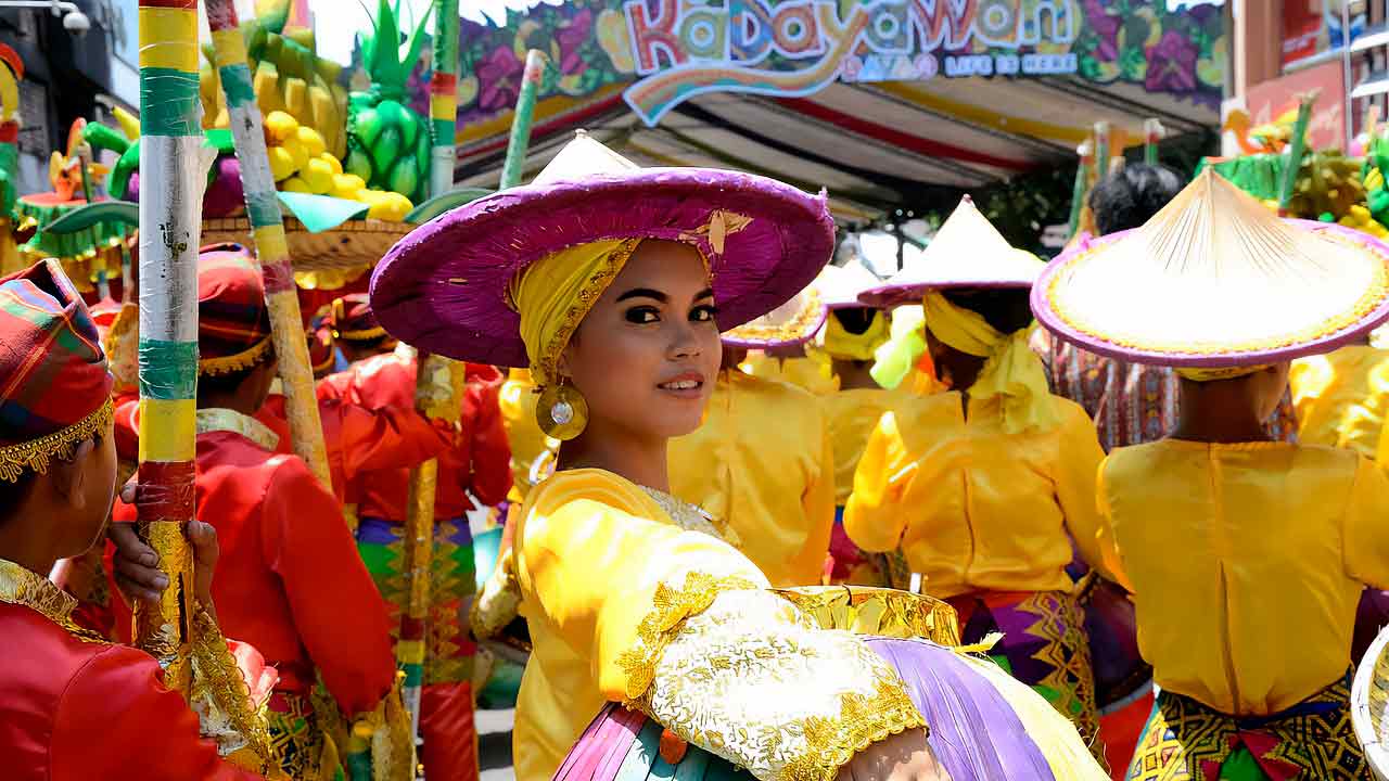 Kadayawan Festival in Davao featuring local Filipinas