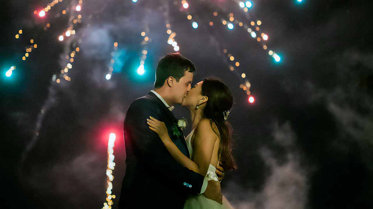 A thoughtful intercultural couple, representing the pros and cons of marriage.