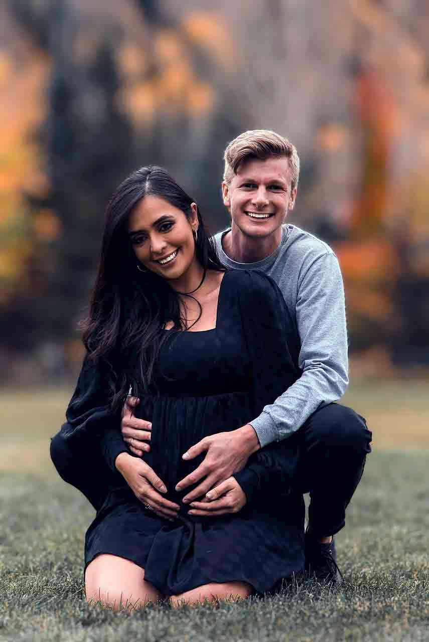 A interracial happy couples
